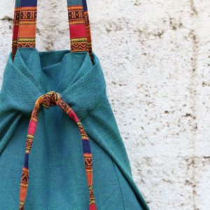 Adaptable Cotton Tote Bag Green / Vintage