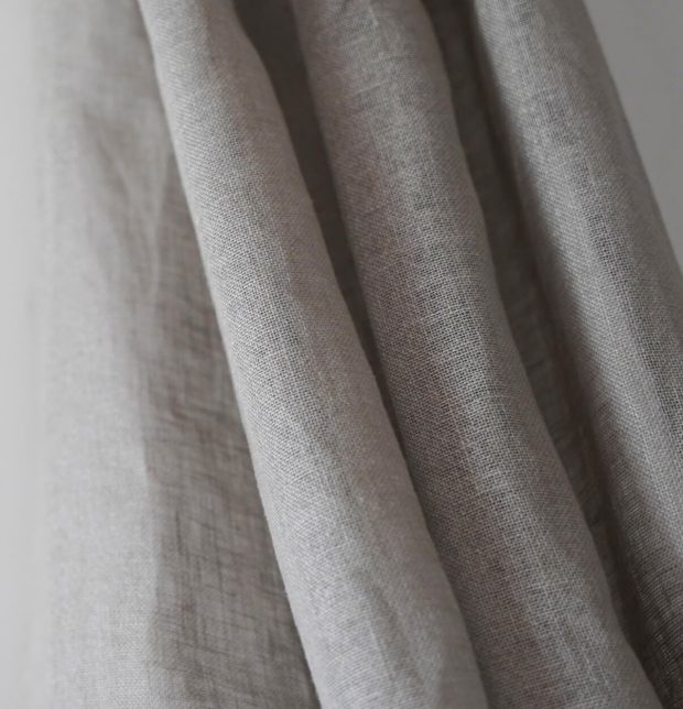 Linen Sheer Curtain Vapor Grey - Image 4